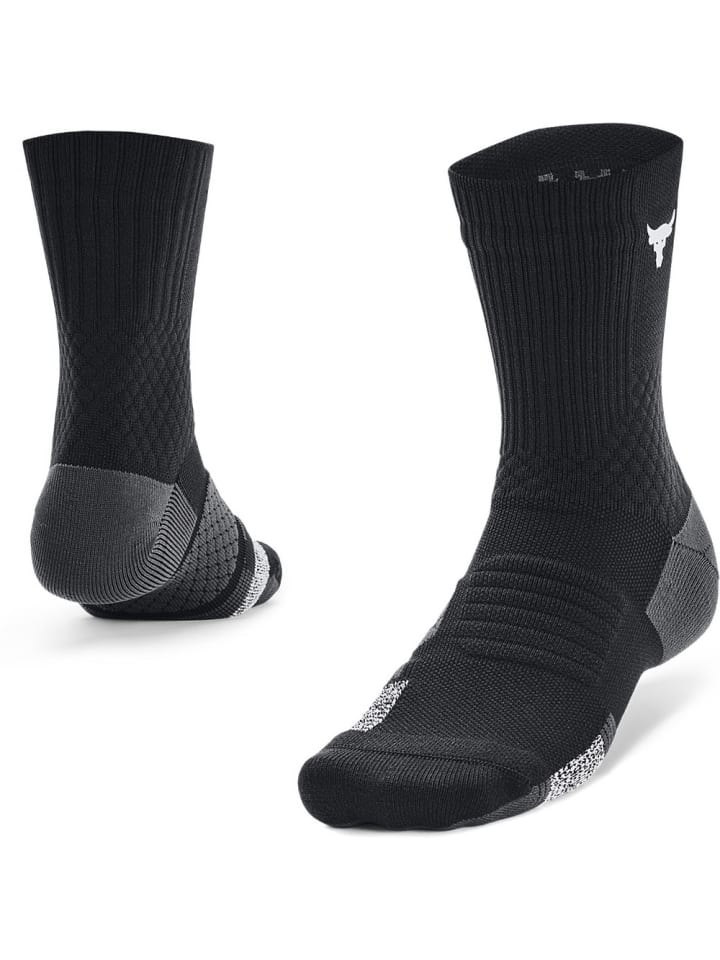 

Носки Ua P Rock Ad Plymker 1Pk Mid Under Armour, черный