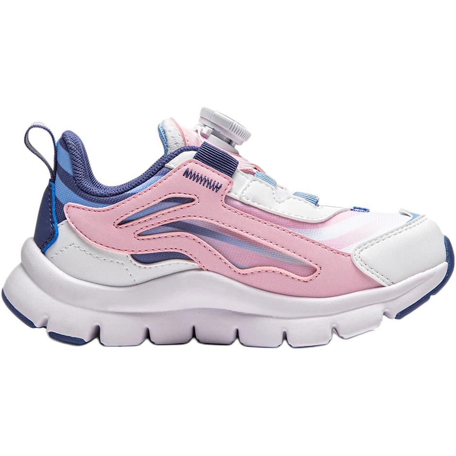 LINING YOUNG Детские повседневные кроссовки Sportlifestyle Kids Standard White/Starry Blue для детей от 3 до 7 лет — фото 3
