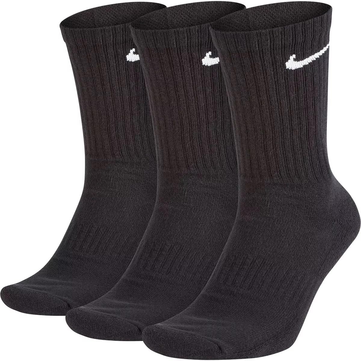 

Женские кроссовки Nike Performance Cushion Crew, 3 пары, Black | White