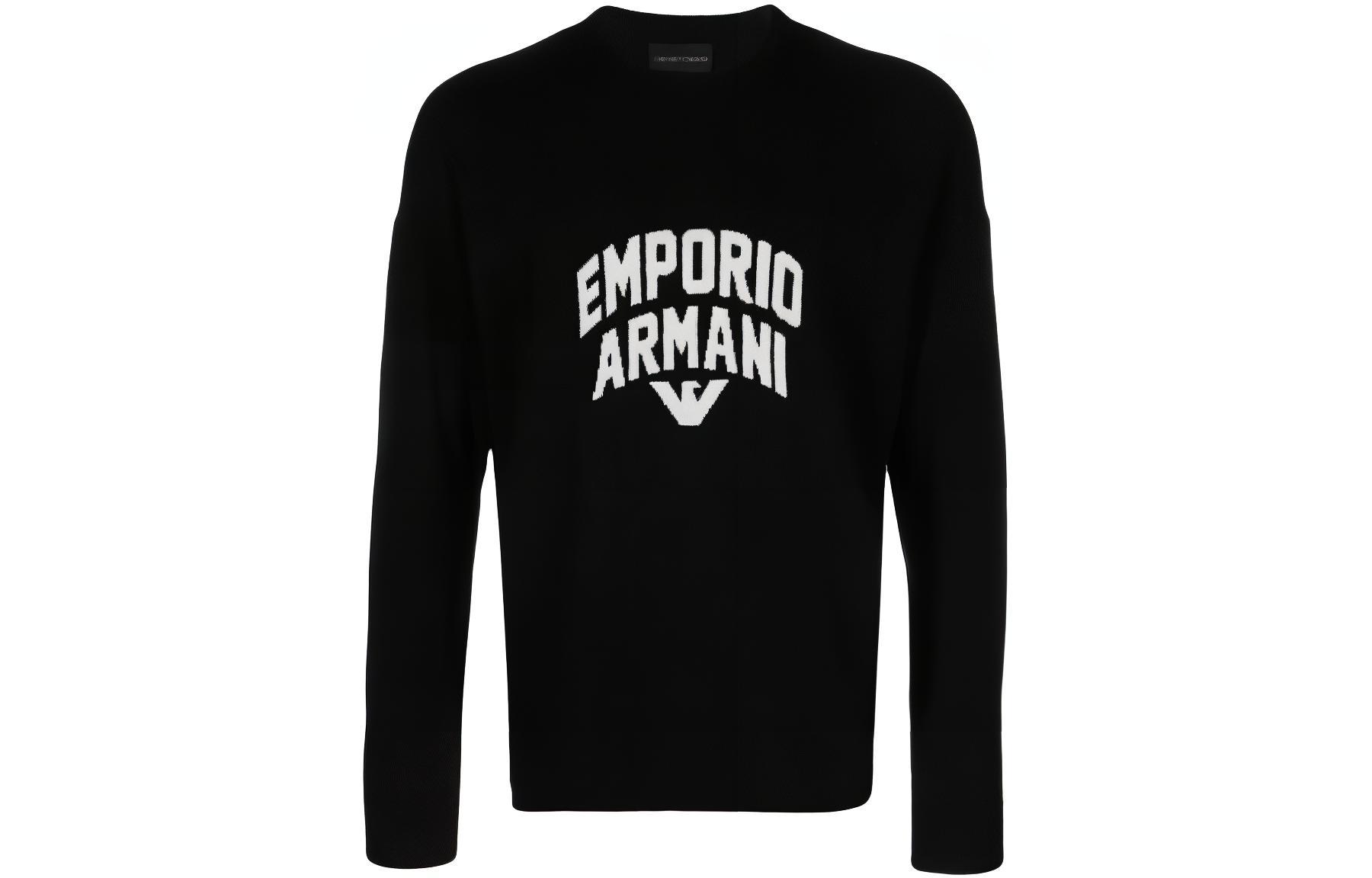 

Свитер мужской черный EMPORIO ARMANI