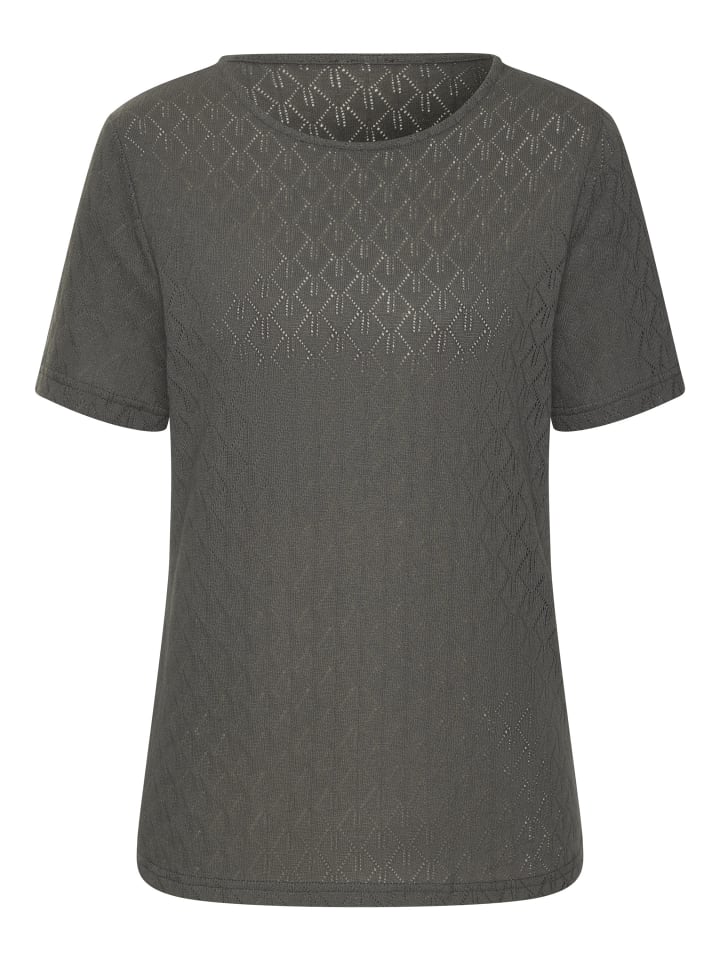 

Рубашка с короткими рукавами серо-зеленого цвета Vivance