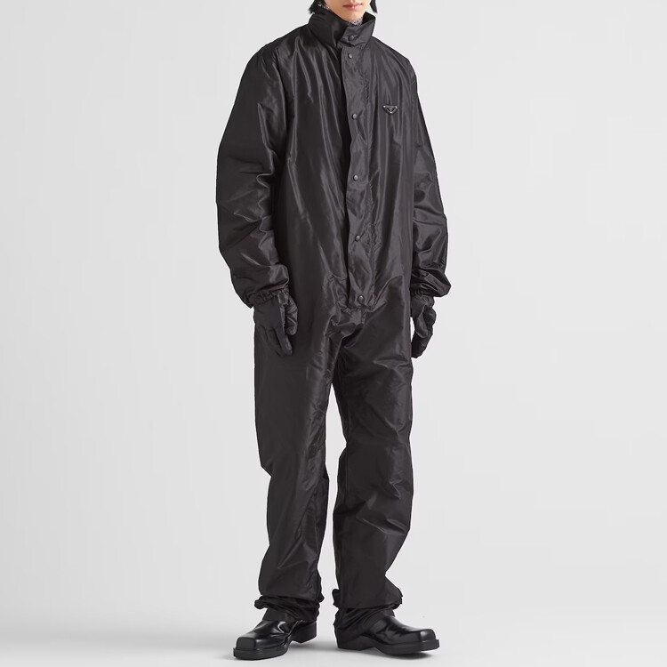 Комбинезон Prada Re-Nylon, черный
