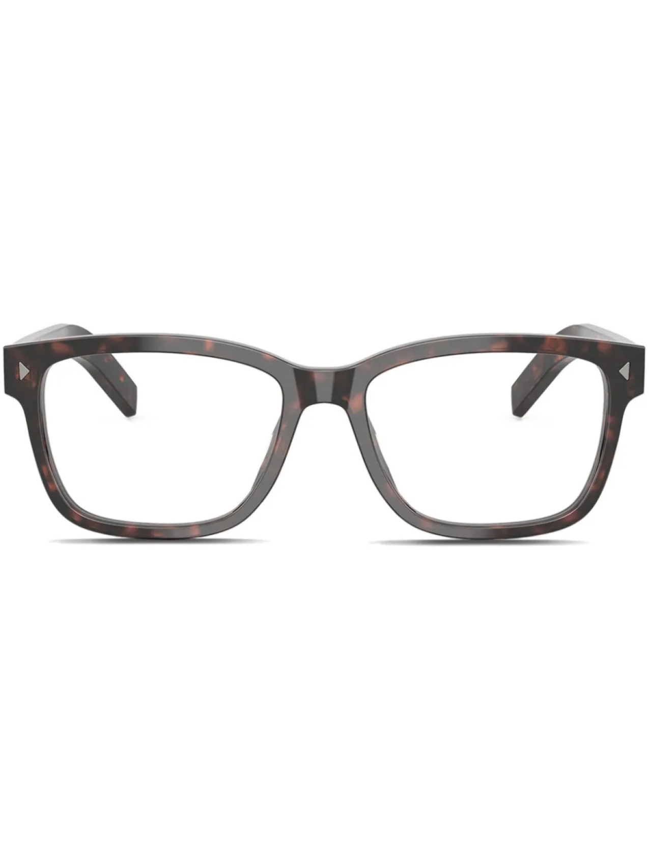

Prada Eyewear очки в квадратной оправе, коричневый