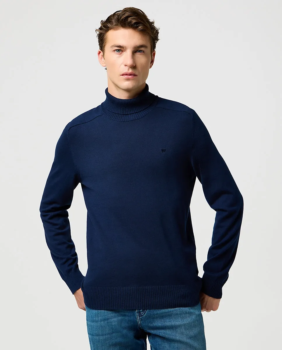 

Мужской свитер с высоким воротом Wrangler, темно-синий