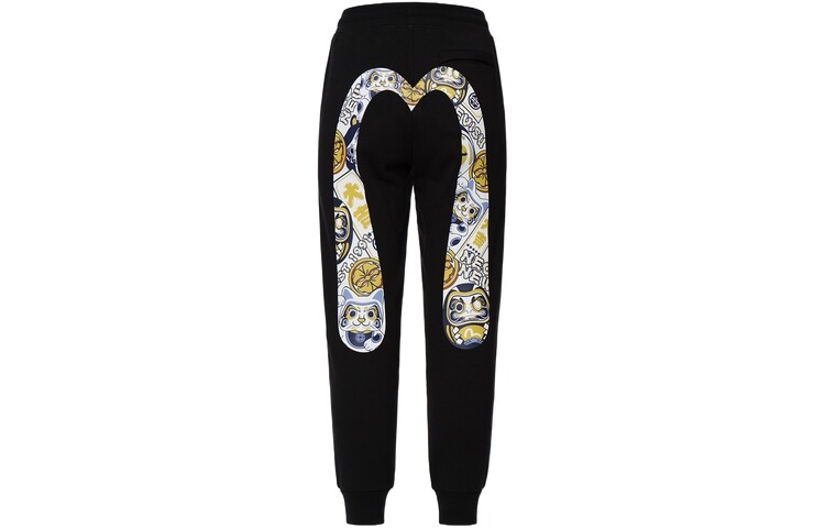 

Трикотажные спортивные штаны женские черные Evisu