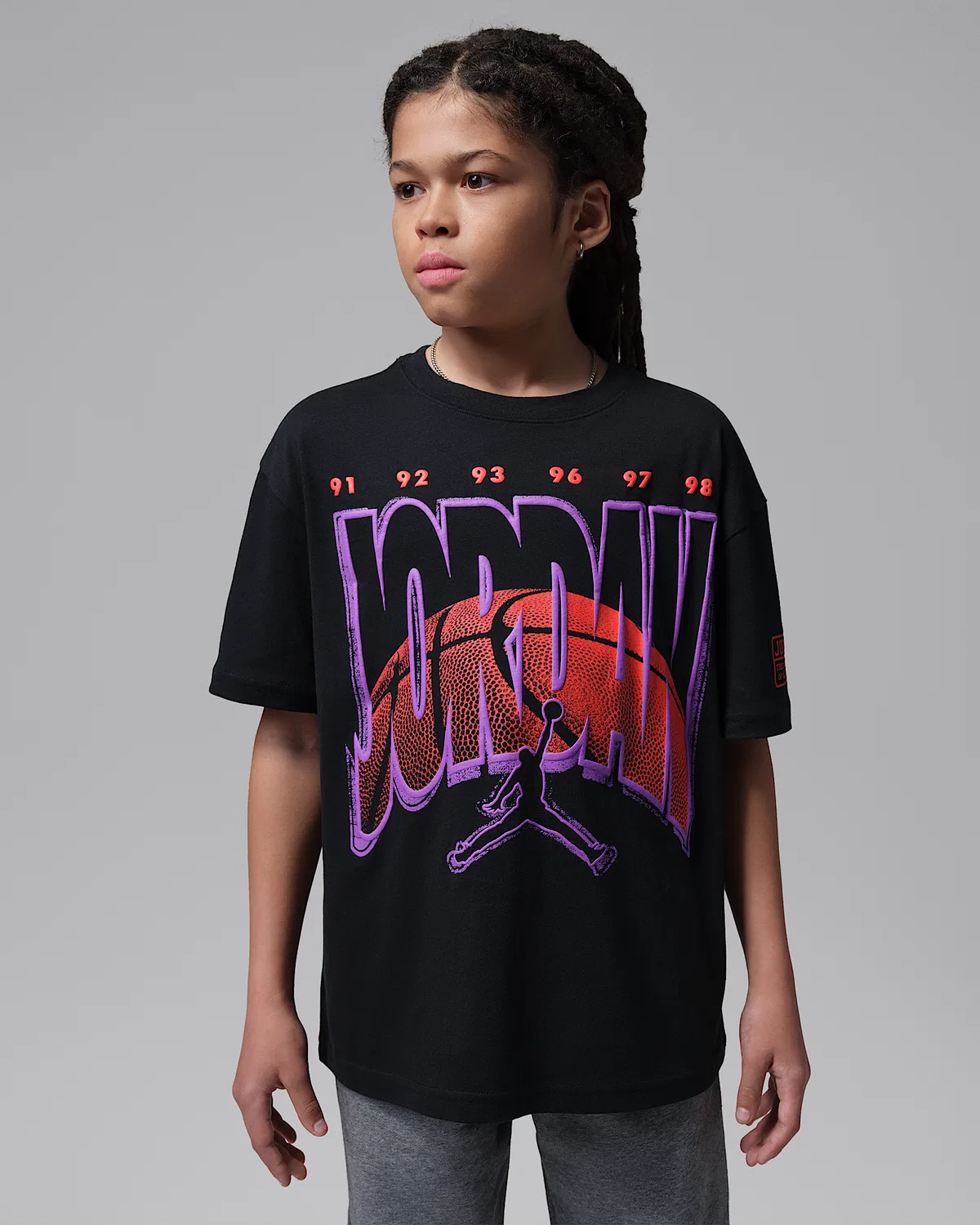 Детская футболка Jordan Ball World, Black