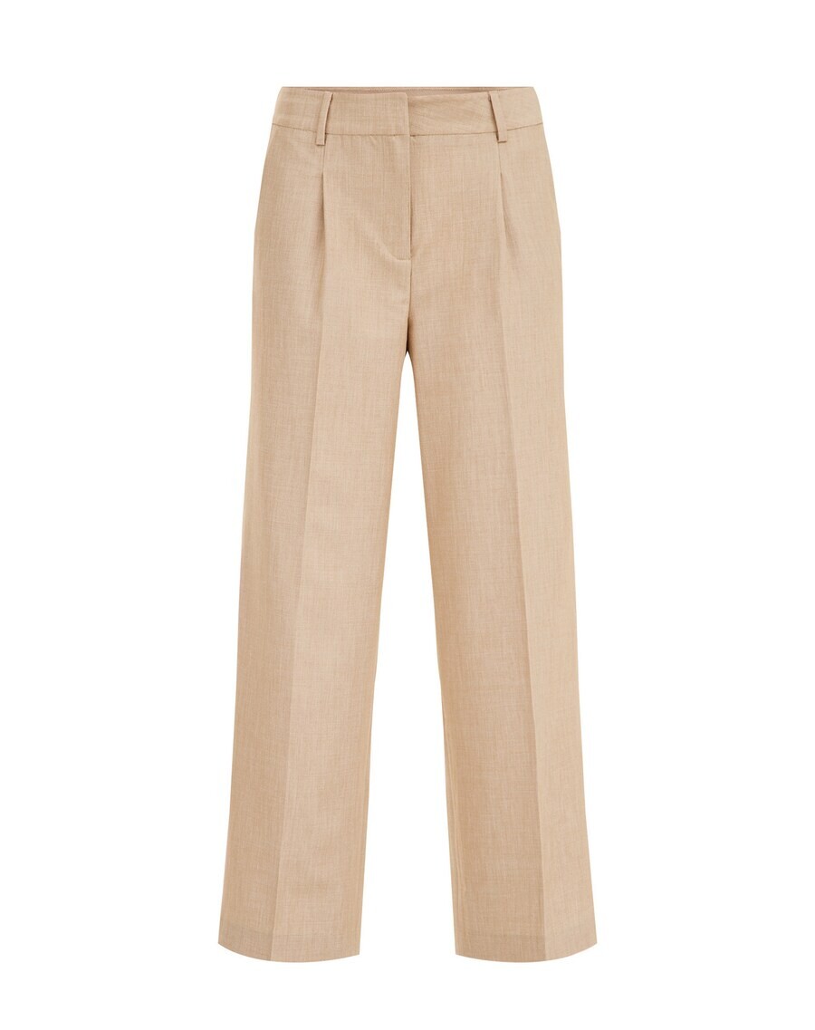 

Брюки WE Fashion Regular Pleat-Front Pants, бежевый