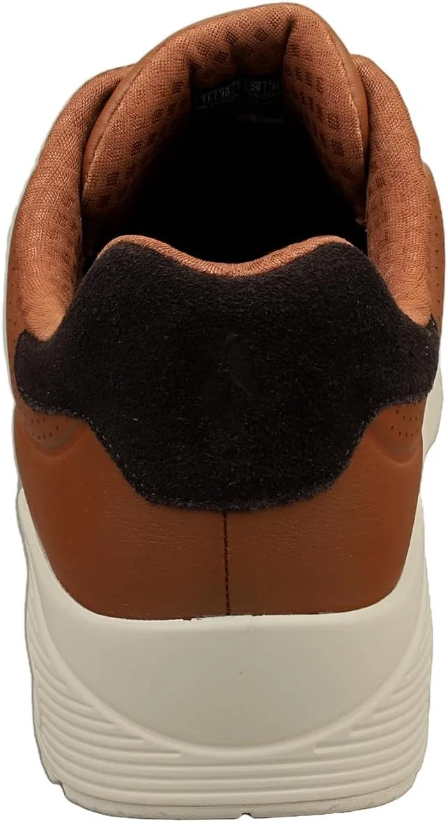 Кроссовки Skechers Herren UNO Harry Kane Air, Brown Duraleather Brown Suede — фото 4