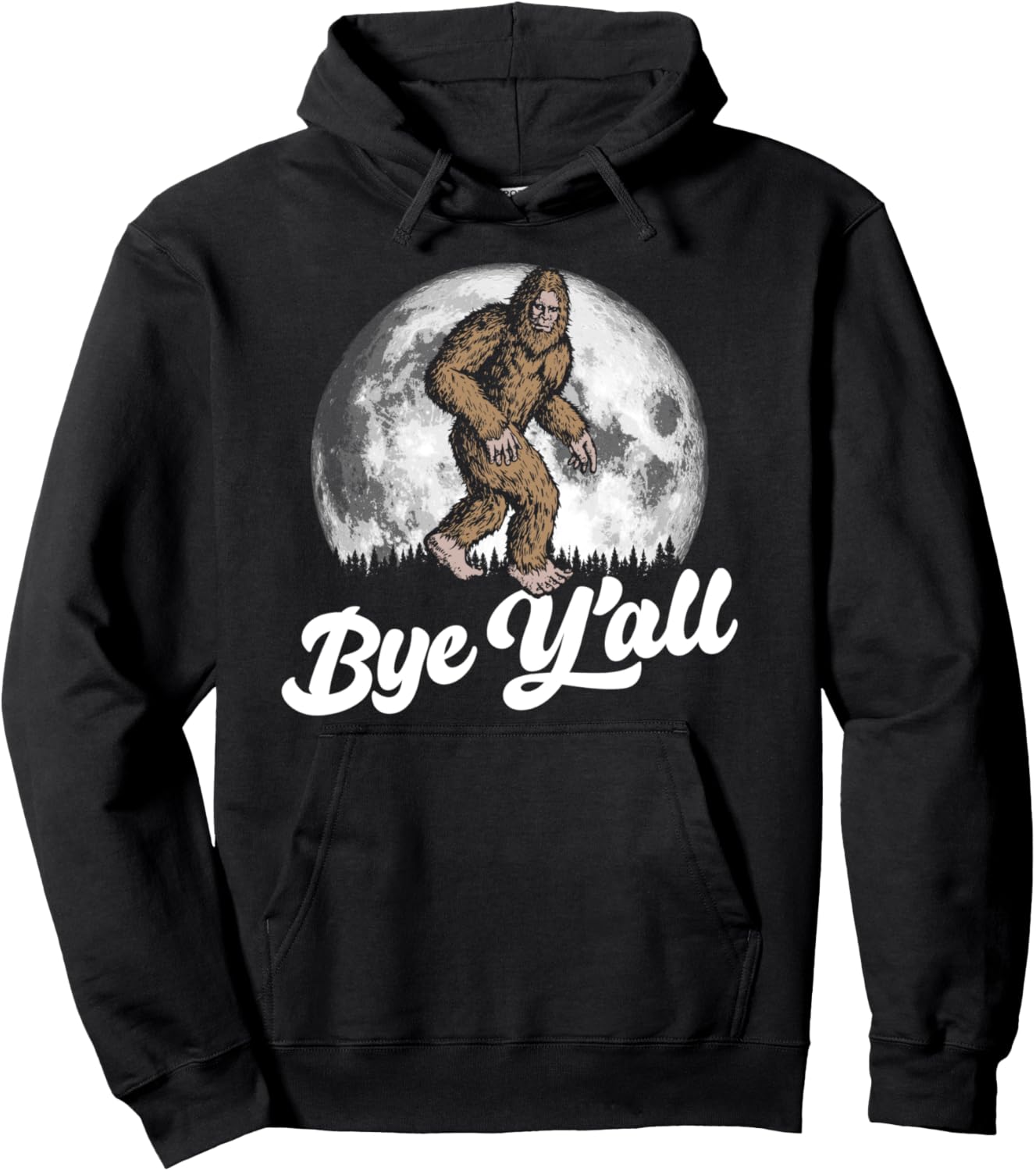 

Пока всем! Забавная толстовка с изображением южного сасквоча и лунного интроверта-бигфута The Lab Of Weirdos, черный