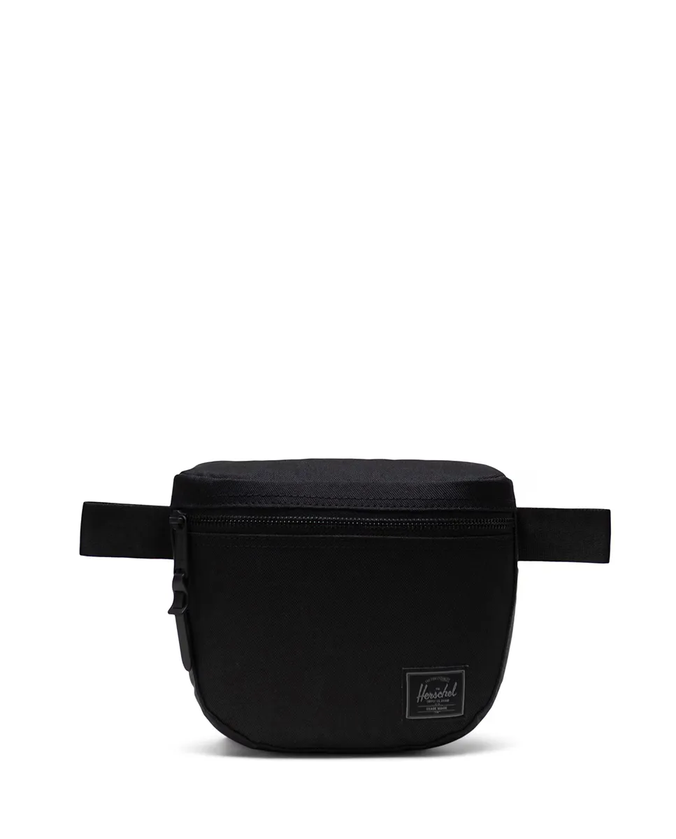 

2 л переработанная черная мужская поясная сумка Herschel, чёрный