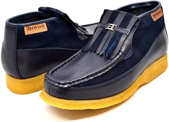 

Мужская обувь British Collection Apollo слипоны из кожи, длиной до щиколотки, темно-синий