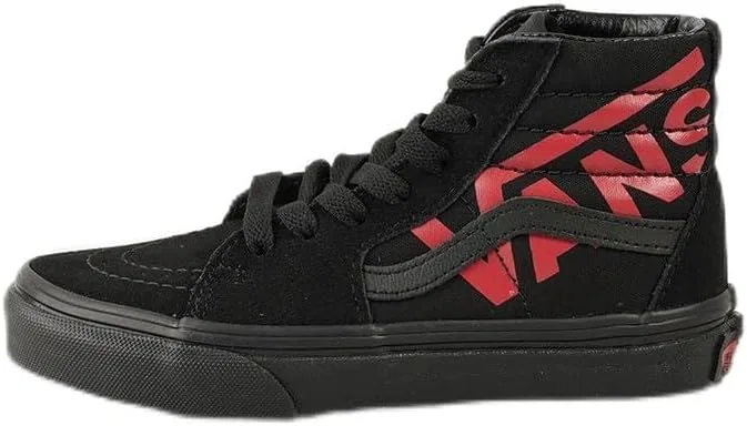 Кеды Vans Sk8-Hi с вафельной подошвой, черно-красные