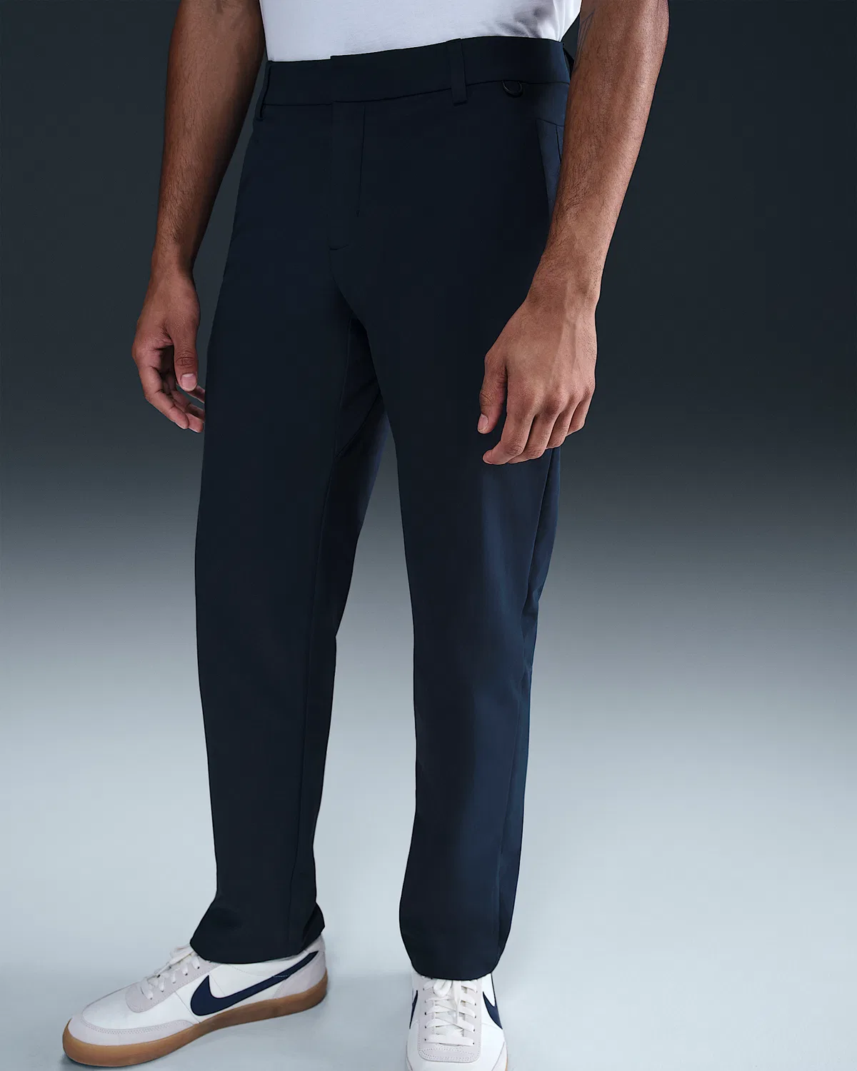 Мужские брюки чинос Dri-FIT Regular Nike 24.7 PerfectStretch, Obsidian/Black/Dark Obsidian — фото 2