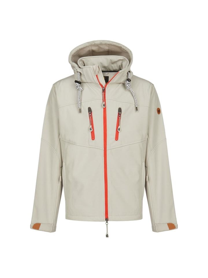 

Куртка софтшелл mh michael heinen Softshelljacke Helgoland, светло-серый