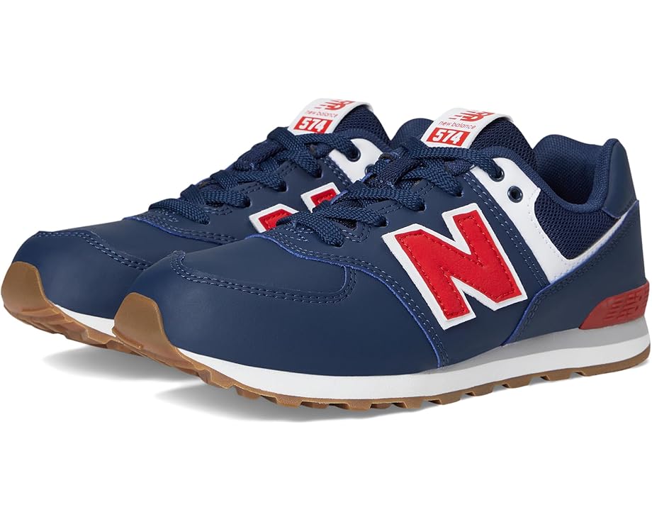 

Детские кроссовки New Balance 574 (Big Kid) New Balance Kids, Nb Navy/Team Red