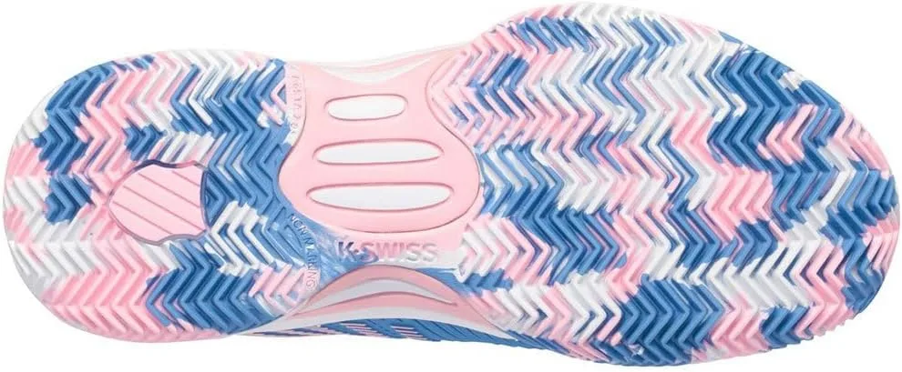 Детские теннисные кроссовки Hypercourt Express 2 Hb K-Swiss, серебро — фото 4