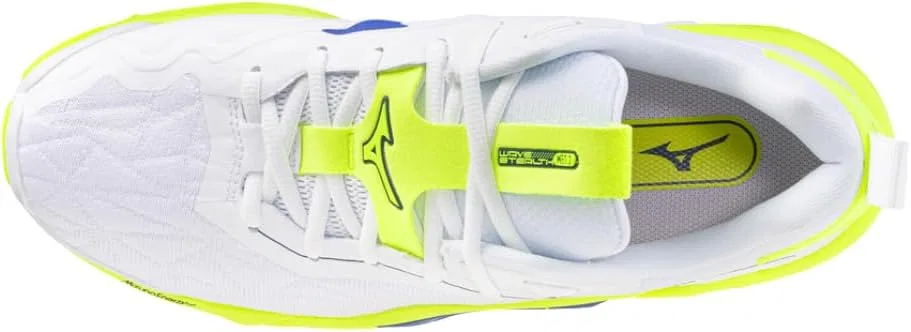 Гандбольные кроссовки Mizuno Wave Stealth Neo 2, технология ENERZY NXT, верх из тисненого трикотажа, волнистая подошва, White — фото 3