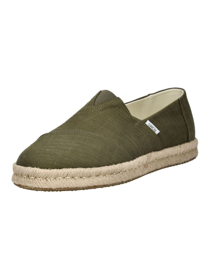 

Эспадрильи TOMS, оливковый