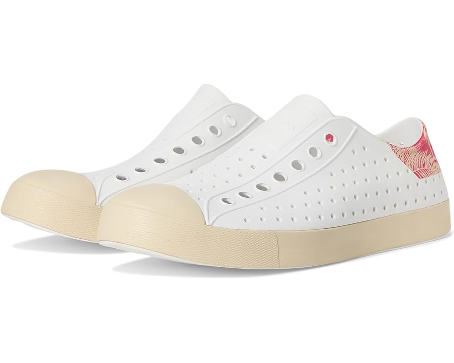 

Кроссовки Native Shoes Jefferson Wanderfoam Block, цвет Shell White/ Bone White/ Popsicle Palm Block