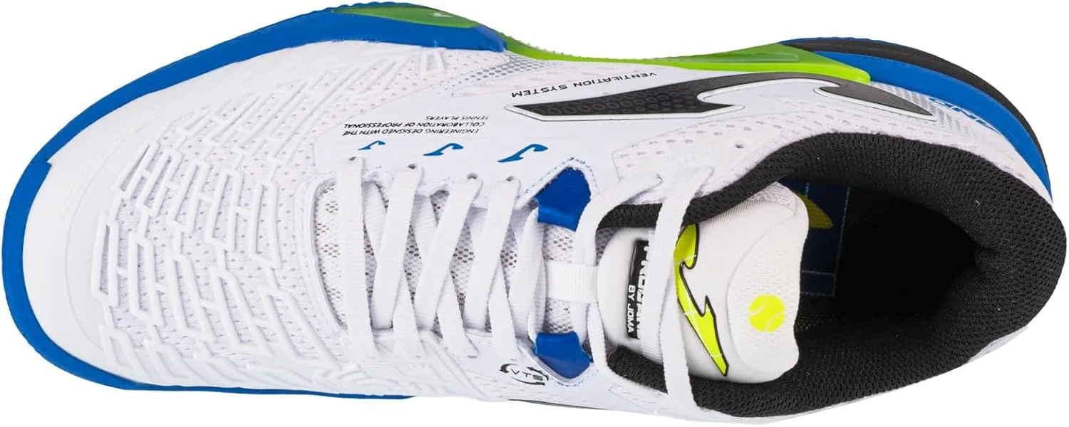 Мужские теннисные кроссовки для падела Joma, белый — фото 3