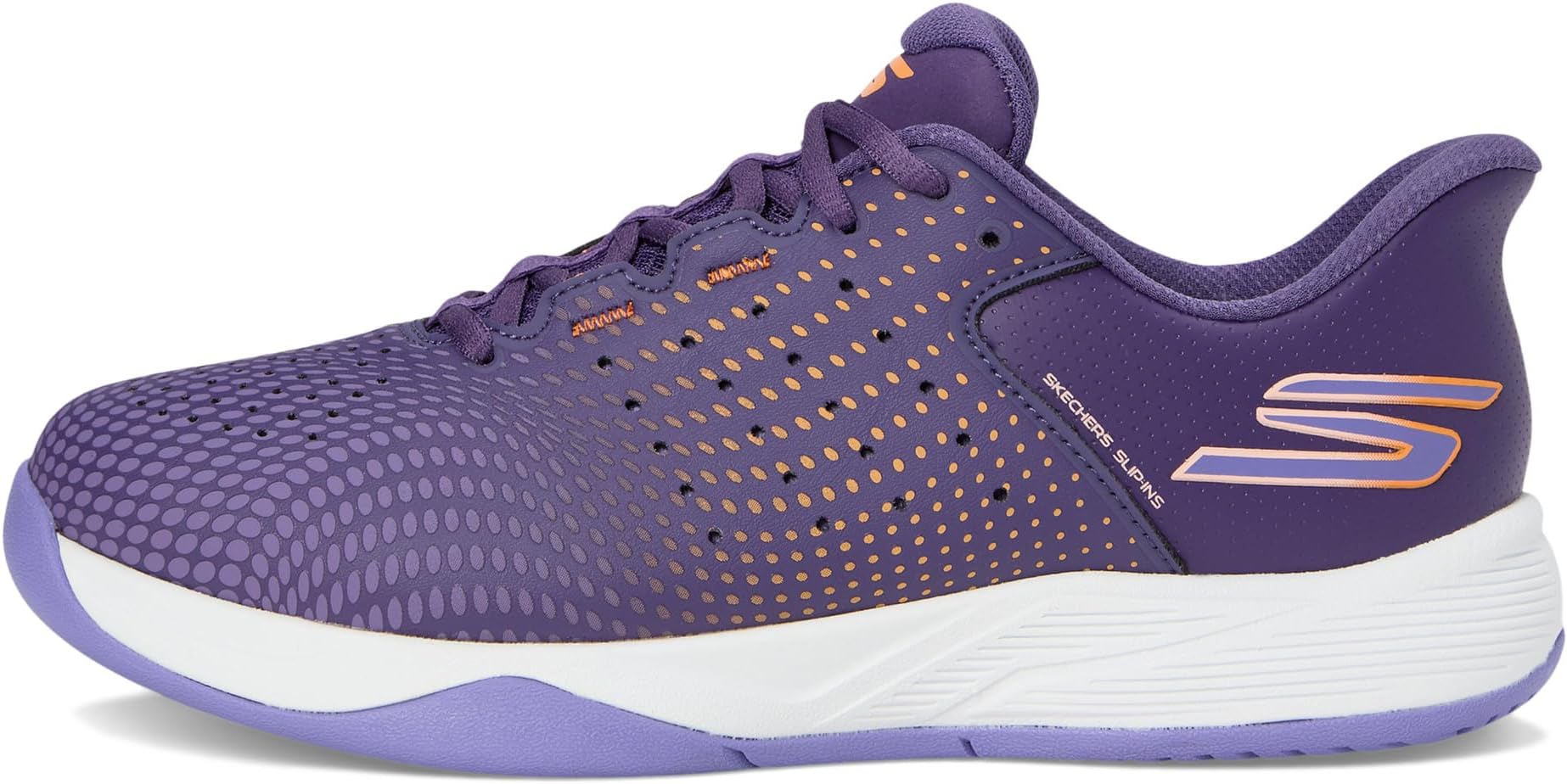 Кроссовки SKECHERS Skechers Hands Free Slip-ins Viper Court Reload, Purple/Coral — фото 4