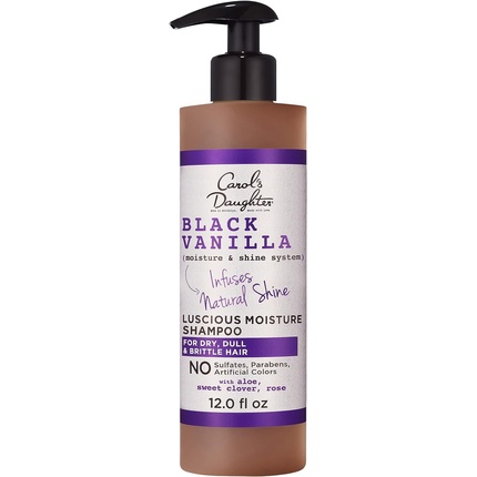 

Шампунь Black Vanilla Moisture & Shine без сульфатов 355 мл/12 унций Carol's Daughter