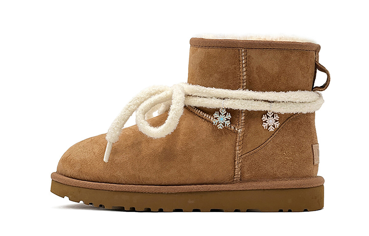 

Ботинки UGG CLASSIC MINI Snow Boots Women's Beige