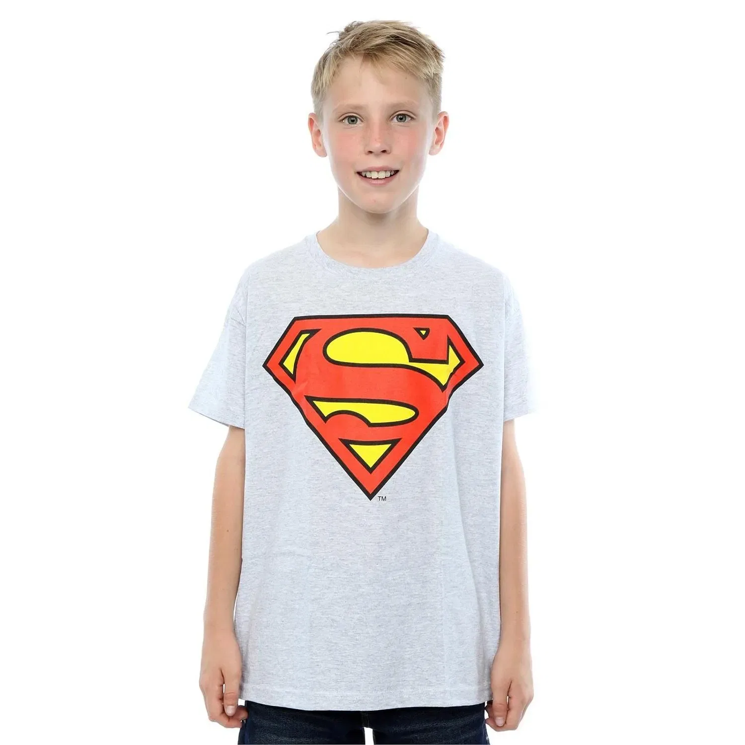 Футболка детская Superman Dc Comics, серый
