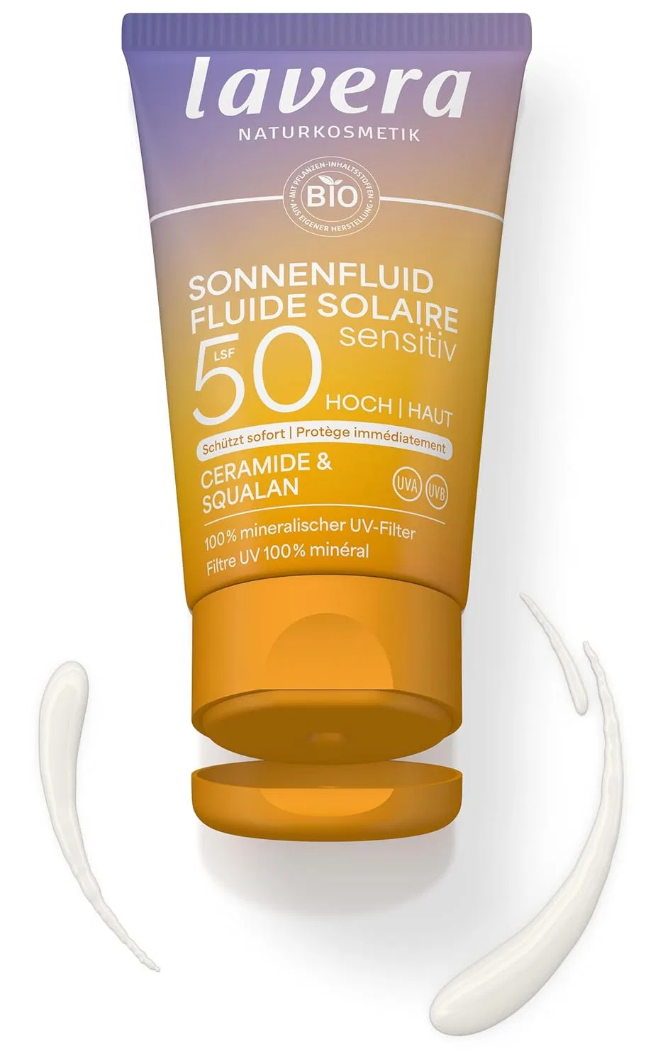 Солнцезащитный лосьон Sensitive SPF 50 от lavera ‎Lavera — фото 2