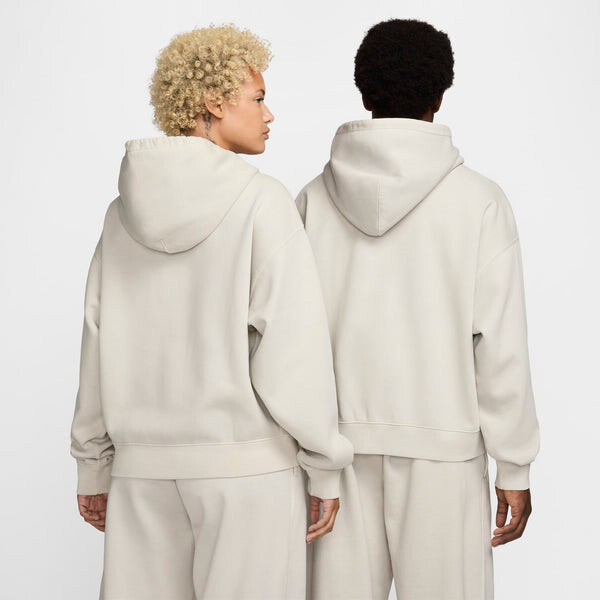 Толстовка с капюшоном x stussy ss24 с капюшоном из потертого флиса на молнии Nike, белый — фото 2