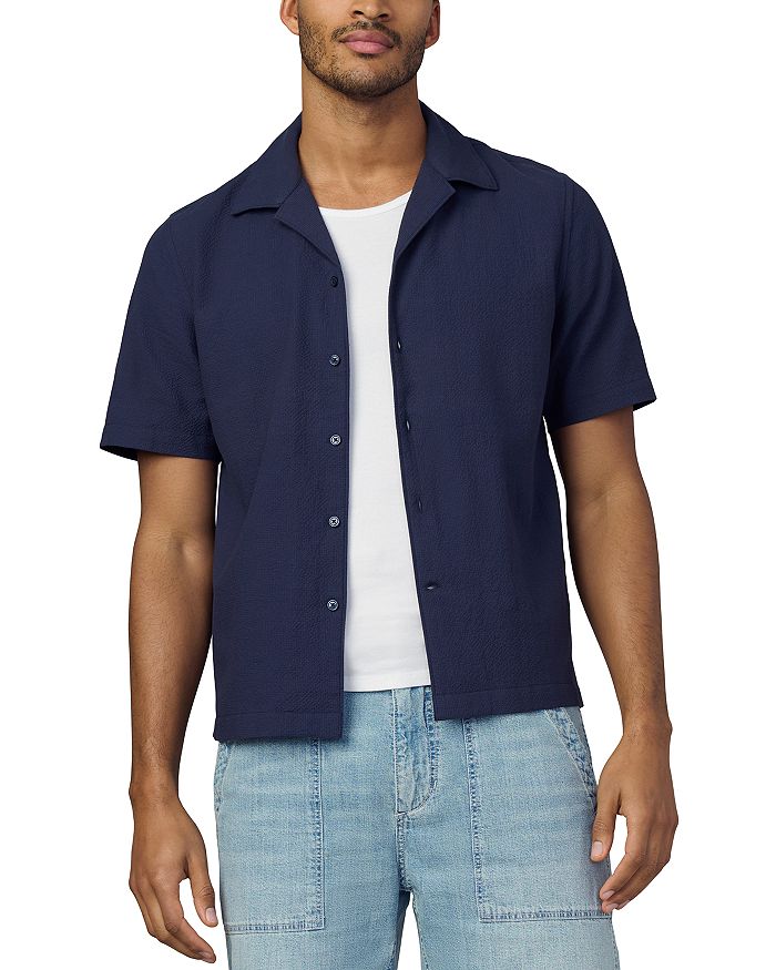 

Сорочка Regular Fit Camp из ткани "пике" Joe's Jeans, синий