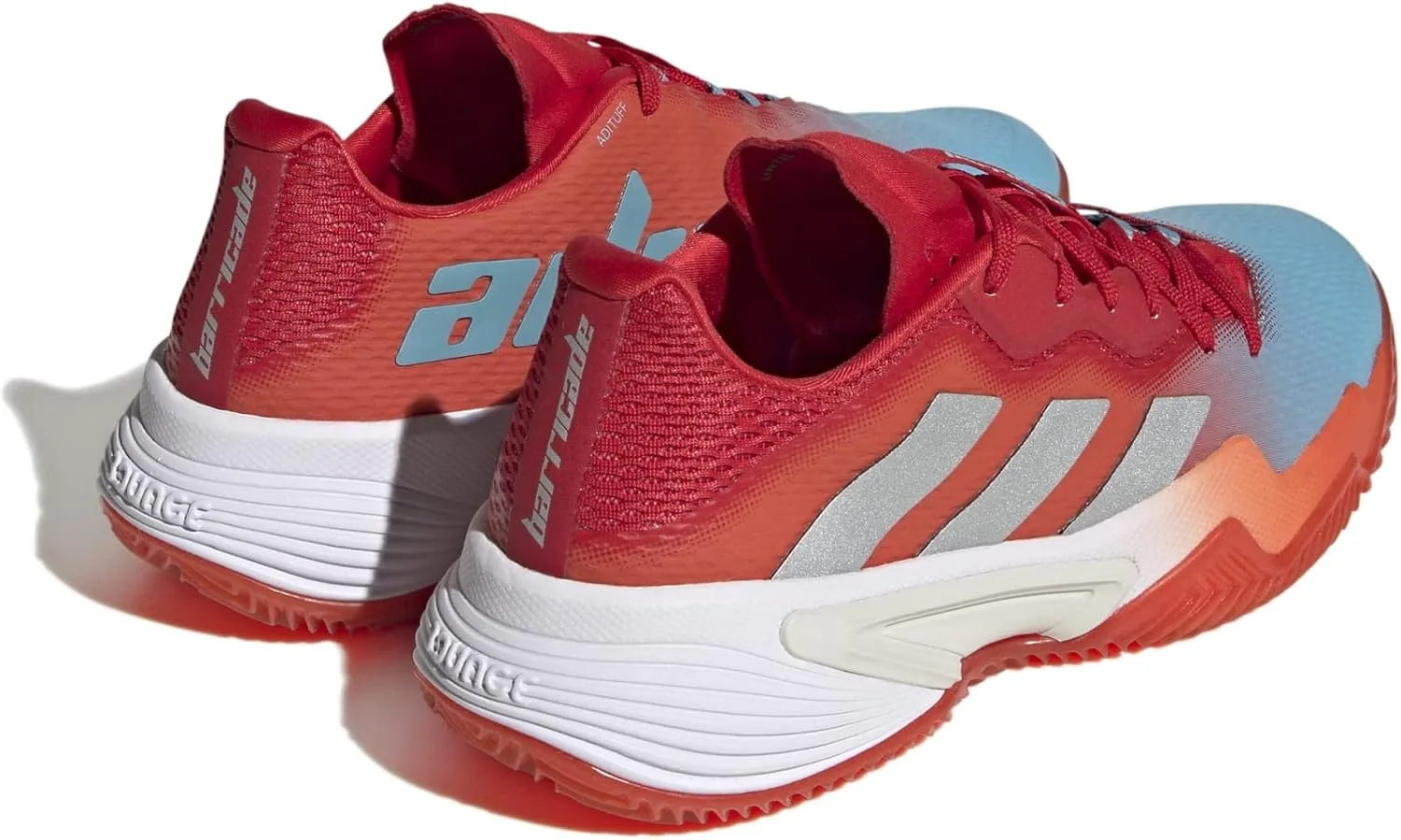 Кроссовки Damen Barricade W Clay adidas, серебро — фото 3