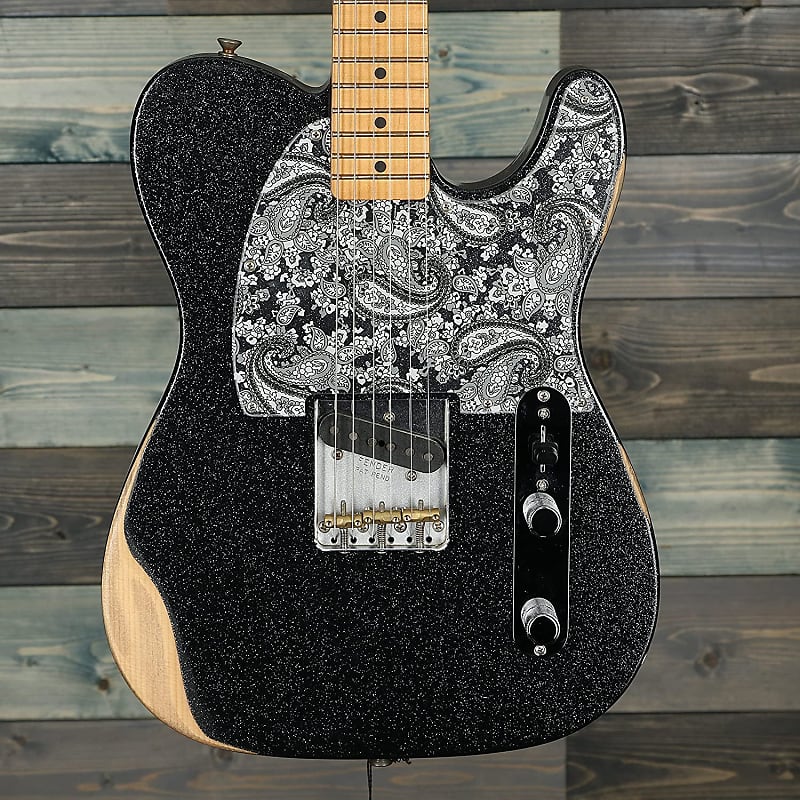 

Электрогитара Fender Brad Paisley Esquire Electric Guitar, Maple Fingerboard, Black Sparkle