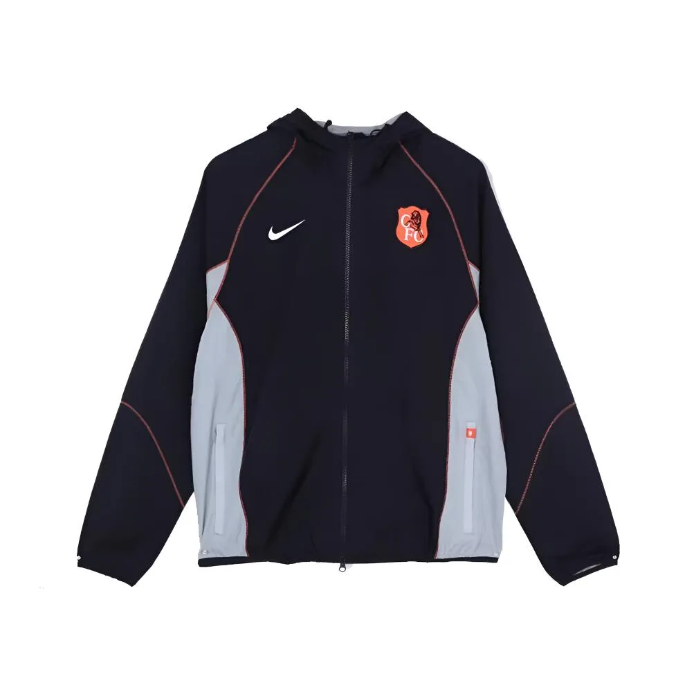 Толстовка с капюшоном Chelsea Fc Strike+ Se мужская Nike, черный