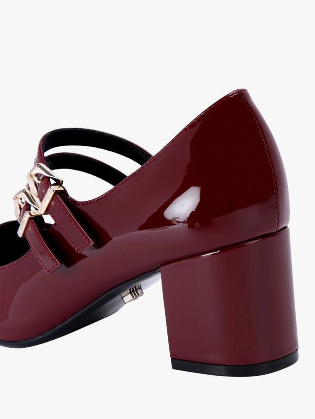 Туфли мэри джейн на каблуке harper block Carvela, цвет Red Wine — фото 4