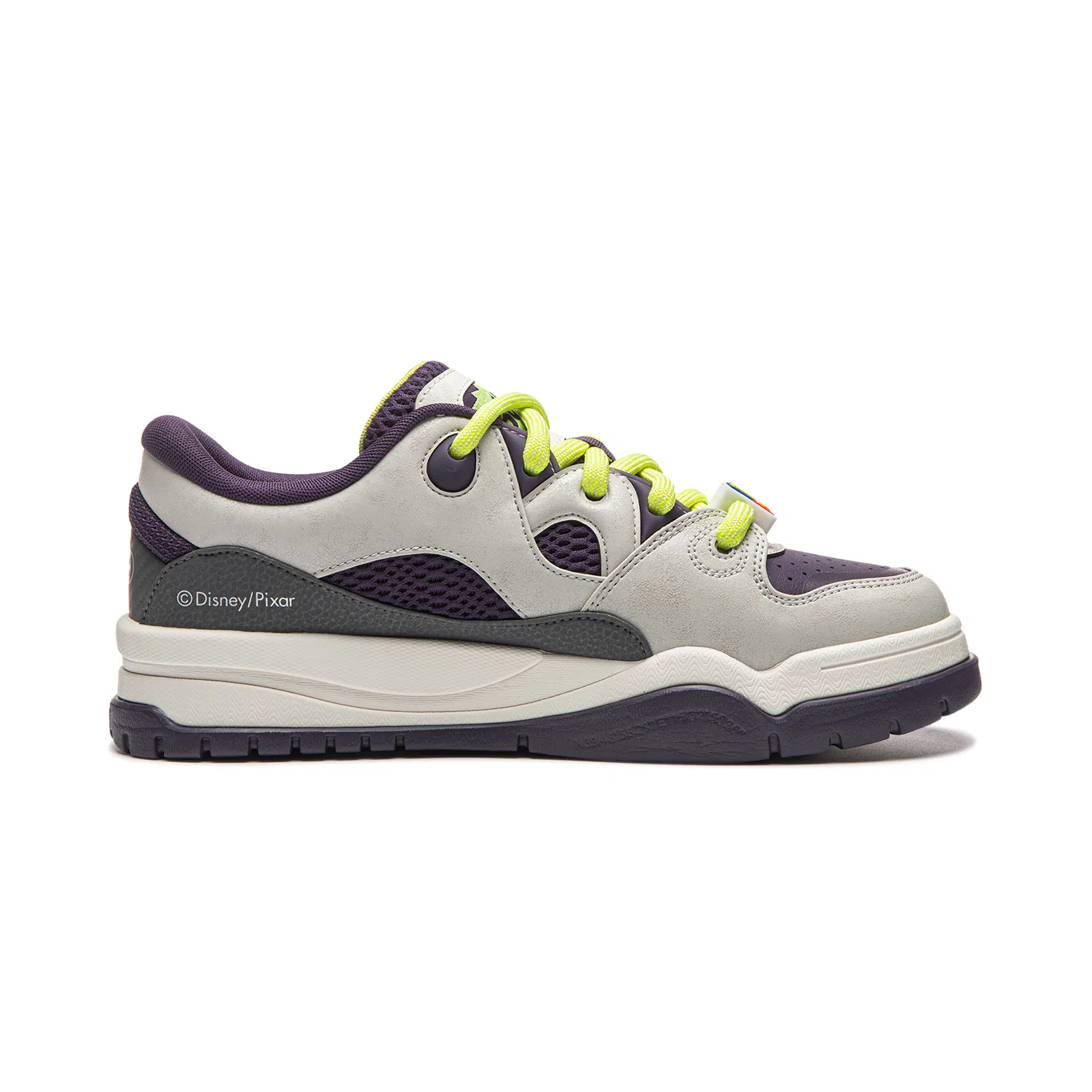 Кроссовки скейтбордические Li-Ning серо-фиолетовые — фото 3