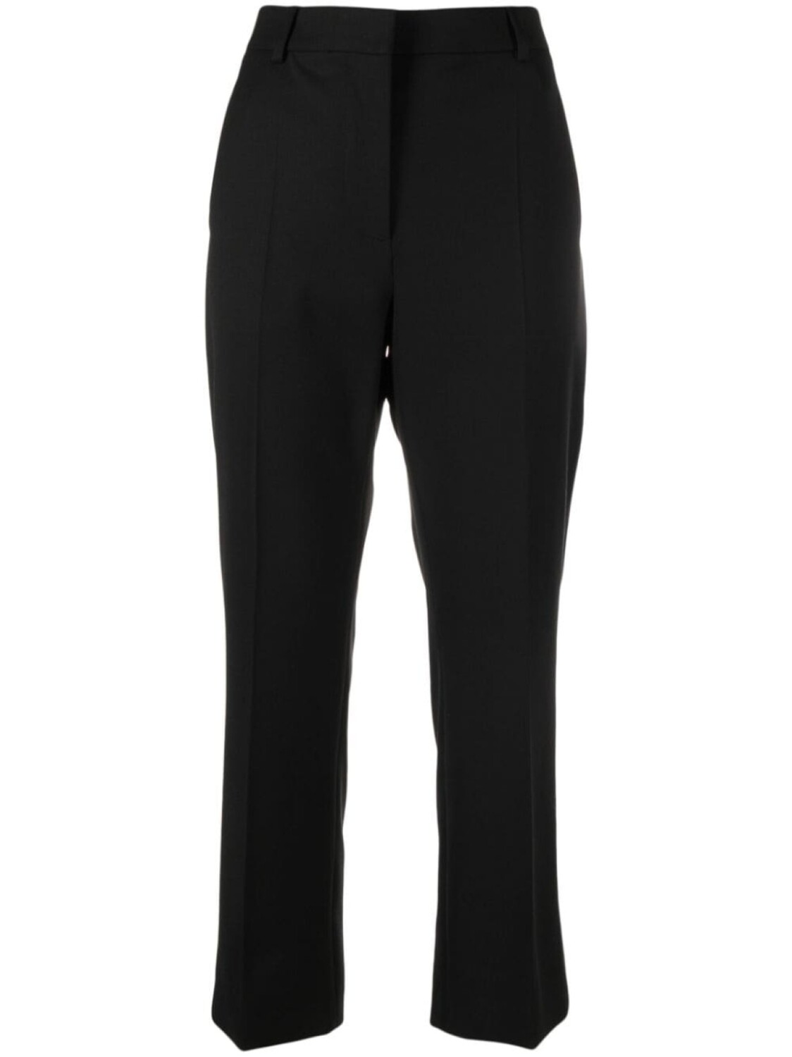 

MOSCHINO JEANS укороченные брюки из смесовой вирджинской шерсти, черный