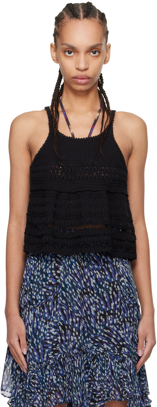 

Черный топ на бретельках Jilma Isabel Marant Etoile