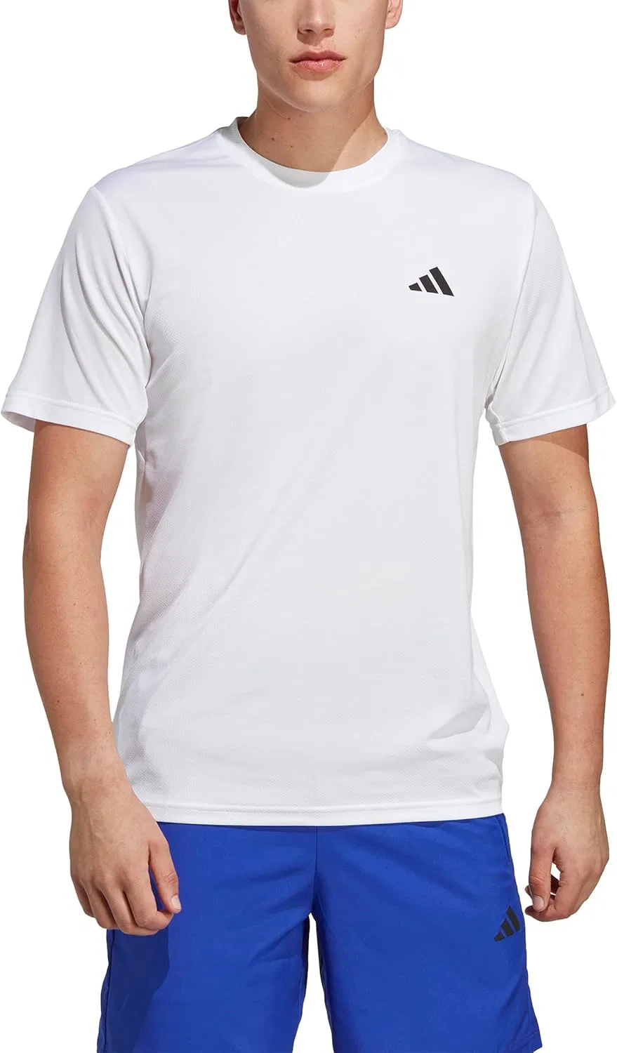 Футболка мужская тренировочная adidas, цвет White/Black — фото 2
