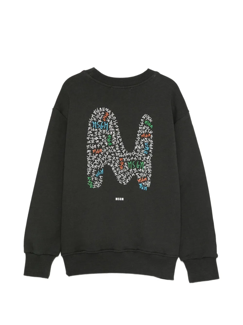 Толстовка с круглым вырезом MSGM Kids, серый — фото 2