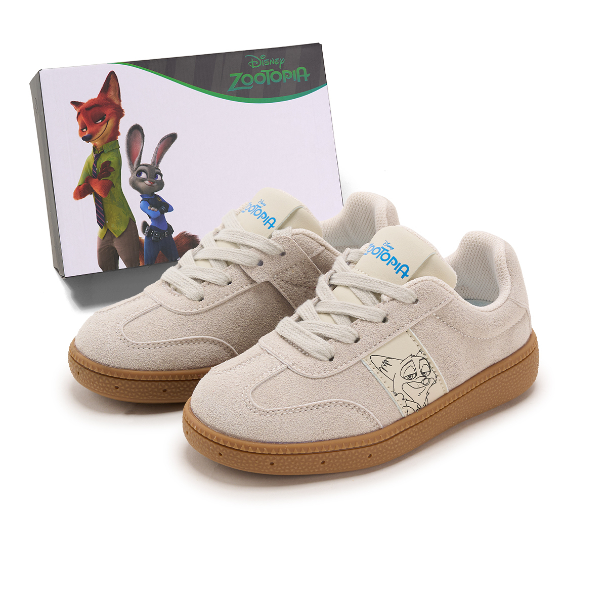

Зоотопия нескользящие противоударные амортизирующие износостойкие низкие повседневные туфли детские Disney, бежевый