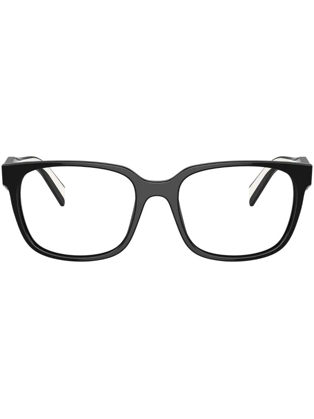 

Очки в квадратной оправе Prada Eyewear, черный