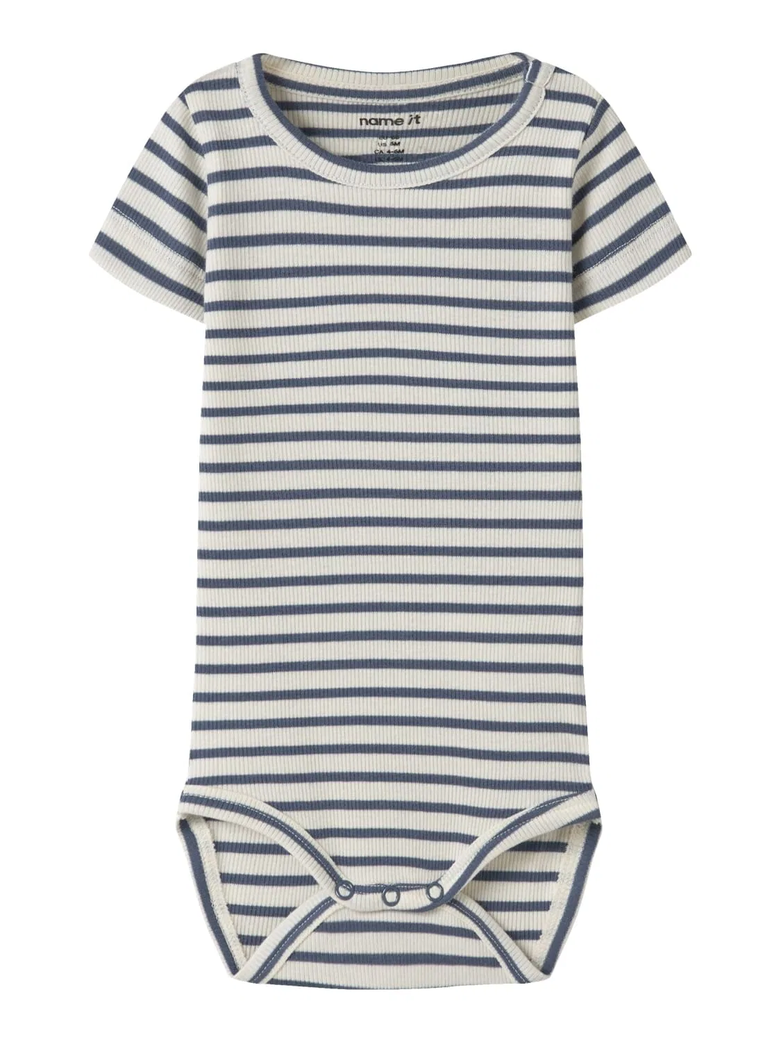 Боди с коротким рукавом Name it, vintage indigo