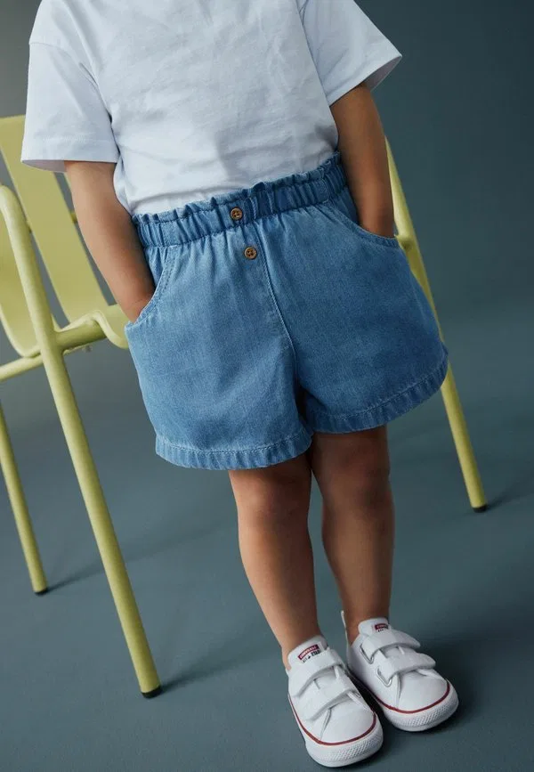 Джинсовые шорты Next, Mid Blue Denim — фото 3