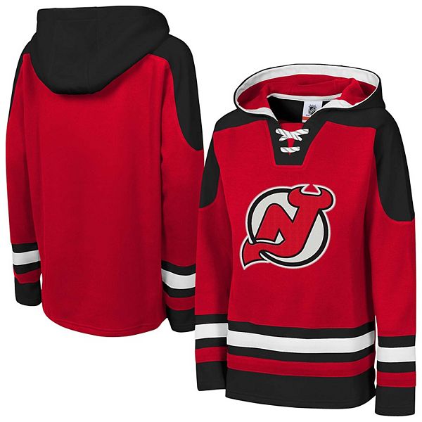 

Красный худи с V-образным вырезом New Jersey Devils Outerstuff