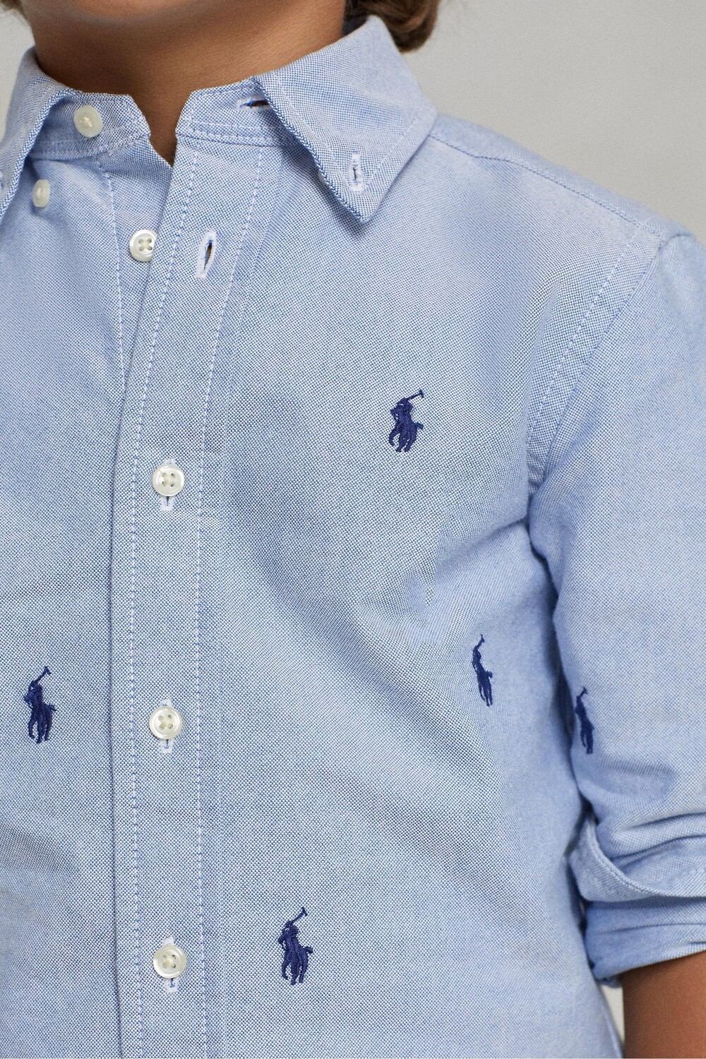 Рубашка поло  Polo Ralph Lauren, синий — фото 4
