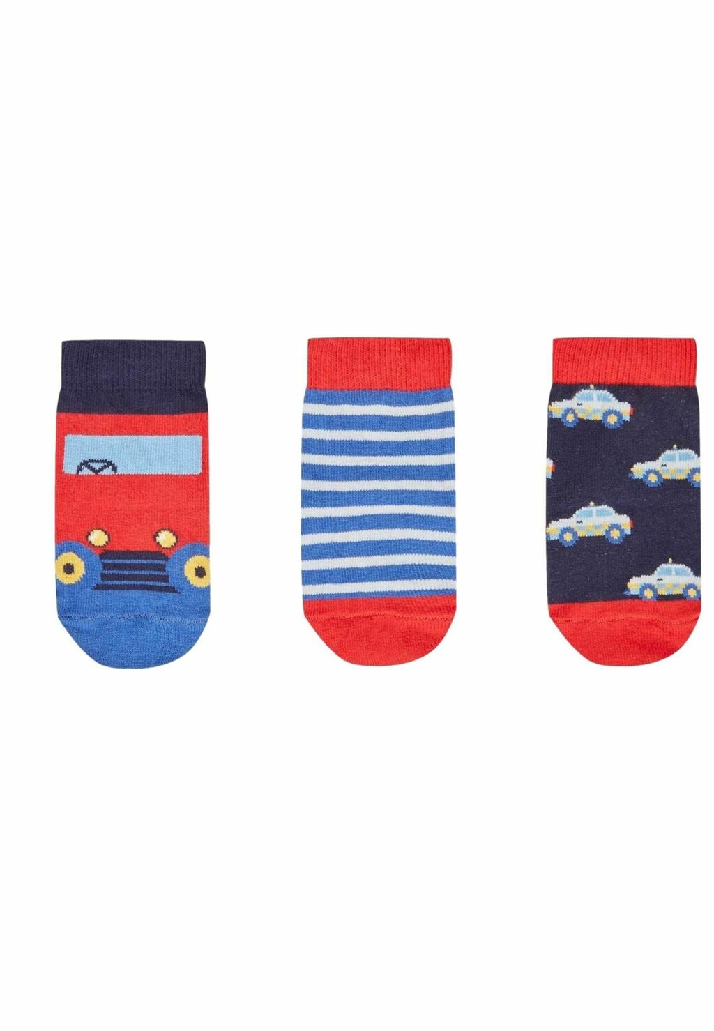 

Носки 3-PACK EMERGENCY VEHICLES JoJo Maman Bébé, цвет blue