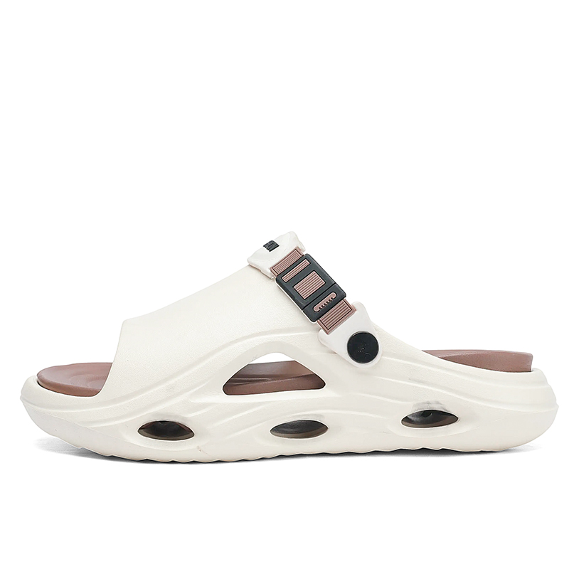 

NANJIREN Пляжные сандалии мужские черно-серые бежево-коричневые, цвет Beige Brown