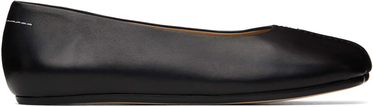 Кожаные анатомические балетки MM6 Maison Margiela