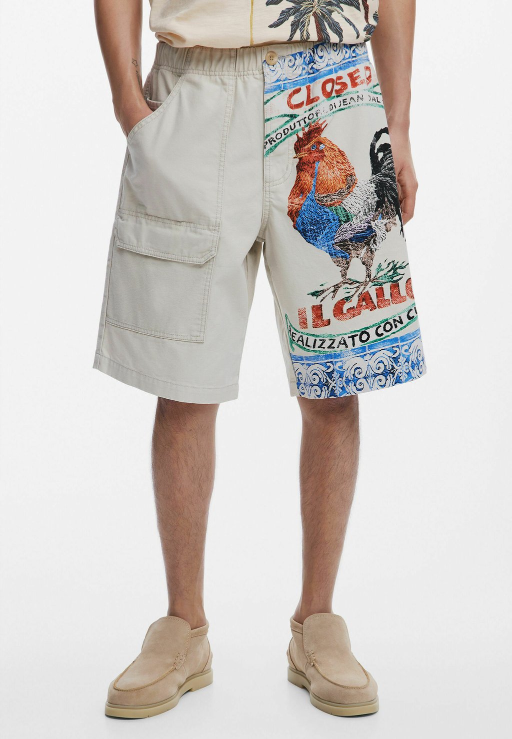 

Шорты Desigual, бежевый